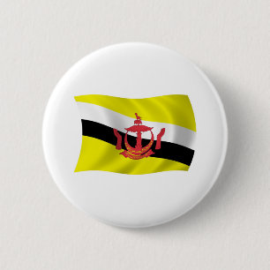 Bóton Redondo 5.08cm Botão da Bandeira de Brunei