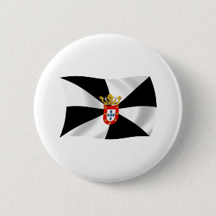 Bóton Redondo 5.08cm Botão da Bandeira de Ceuta