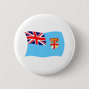 Bóton Redondo 5.08cm Botão da Bandeira de Fiji
