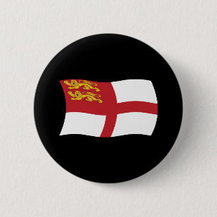 Bóton Redondo 5.08cm Botão da Bandeira de Sark