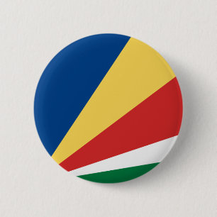 Bóton Redondo 5.08cm Botão da bandeira de Seychelles
