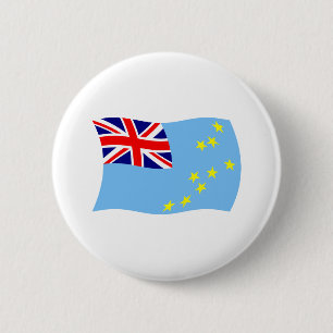 Bóton Redondo 5.08cm Botão da Bandeira de Tuvalu