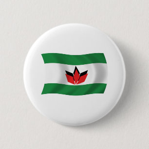 Bóton Redondo 5.08cm Botão da Bandeira do Povo Húngaro