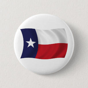Bóton Redondo 5.08cm Botão da Bandeira do Texas