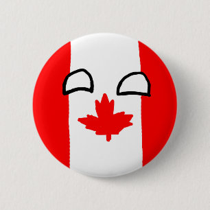 Bóton Redondo 5.08cm Botão da bola de Canadá