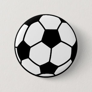 Bóton Redondo 5.08cm Botão da bola de futebol