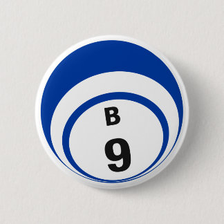 Bóton Redondo 5.08cm Botão da bola do Bingo B9