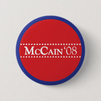 Botão da campanha de John McCain