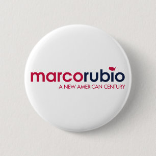 Bóton Redondo 5.08cm Botão da campanha de Marco Rubio 2016 - 2,25"