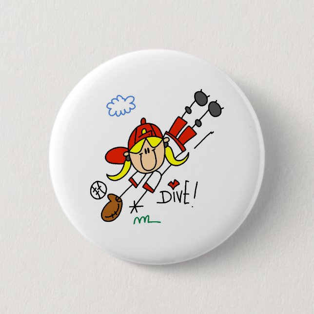 Bóton Redondo 5.08cm Botão da captura de mergulho (Frente)