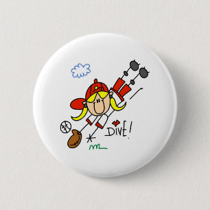 Bóton Redondo 5.08cm Botão da captura de mergulho