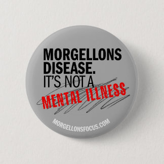 Bóton Redondo 5.08cm Botão da consciência - cinza