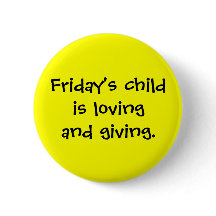 Botão da criança de sexta-feira