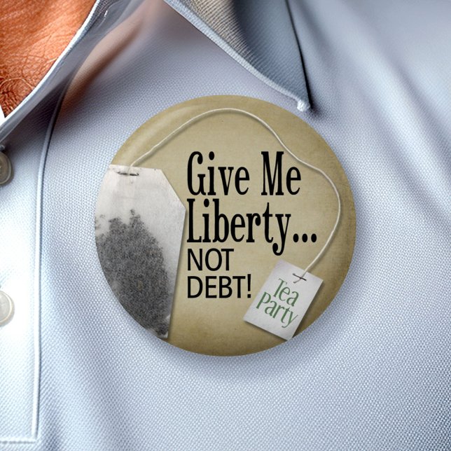 Bóton Redondo 5.08cm Botão da festa do chá (Criador carregado)