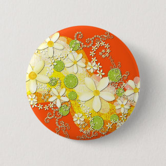 Bóton Redondo 5.08cm Botão da festão do limão chave