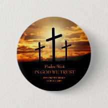 Botão da Igreja Cristã Três Cruzes