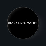 Bóton Redondo 5.08cm Botão da Matéria de Vidas Negras<br><div class="desc">Botão da Matéria de Vidas Negras</div>