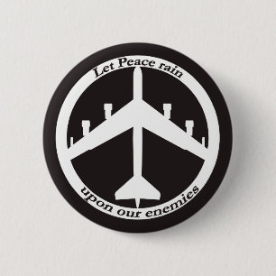 Bóton Redondo 5.08cm Botão da paz