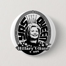 Botão da rainha Hillary Clinton de Yas