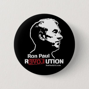 Bóton Redondo 5.08cm Botão da revolução de Ron Paul