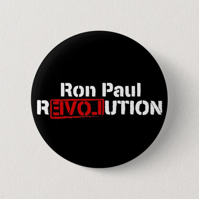 Bóton Redondo 5.08cm Botão da revolução de Ron Paul (Frente)