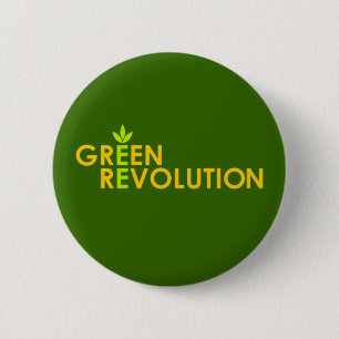 Bóton Redondo 5.08cm Botão da revolução verde