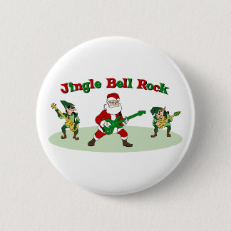 Bóton Redondo 5.08cm Botão da rocha de Jingle Bell