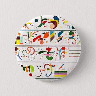 Bóton Redondo 5.08cm Botão da sucessão de Kandinsky