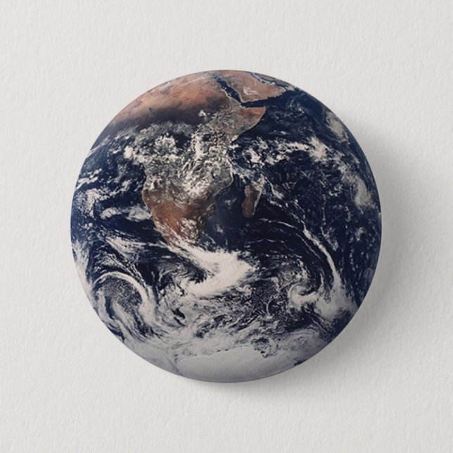Bóton Redondo 5.08cm Botão da terra (Frente)