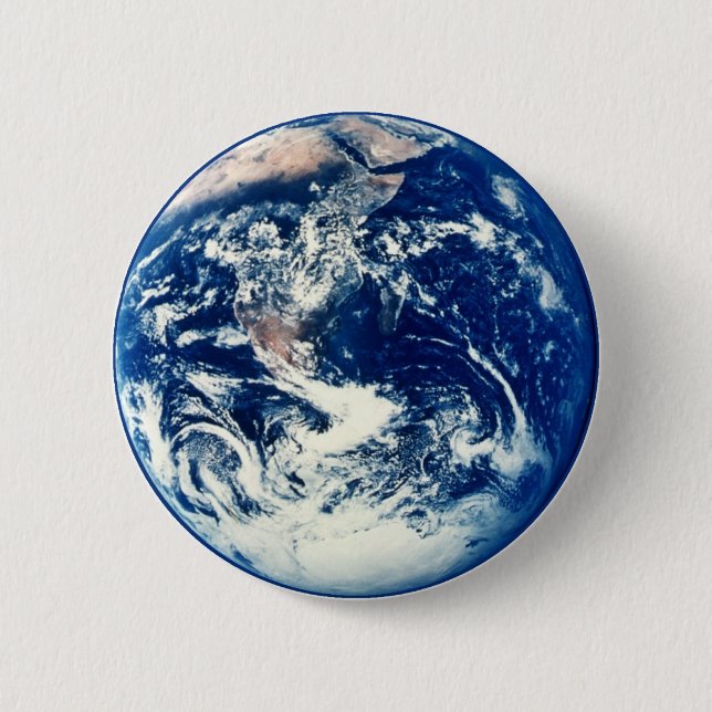 Bóton Redondo 5.08cm Botão da terra (Frente)