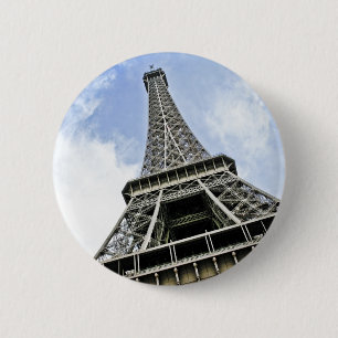 Bóton Redondo 5.08cm Botão da torre Eiffel