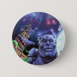 Bóton Redondo 5.08cm Botão da trouxa dos grafites de Montreal