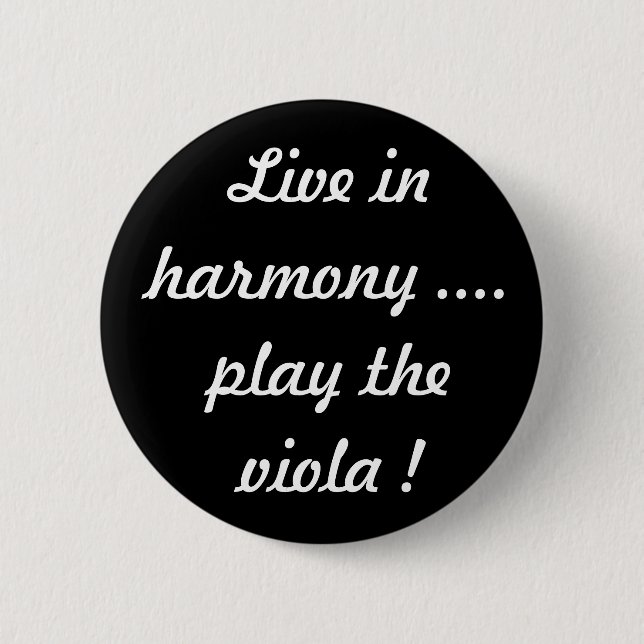 Bóton Redondo 5.08cm Botão da viola (Frente)