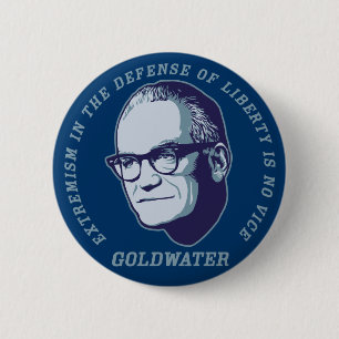 Bóton Redondo 5.08cm Botão das citações de Goldwater