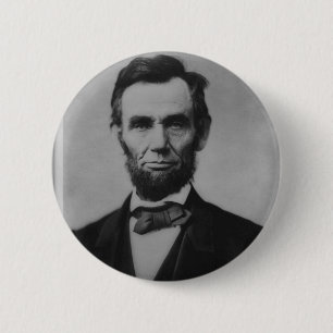 Bóton Redondo 5.08cm Botão de Abraham Lincoln