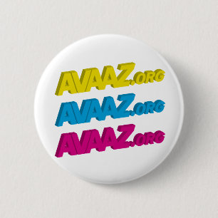 Bóton Redondo 5.08cm Botão de Avaaz