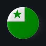 Bóton Redondo 5.08cm Botão de bandeira Esperanto<br><div class="desc">Botão de bandeira Esperanto</div>