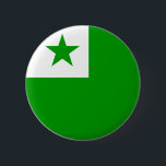 Bóton Redondo 5.08cm Botão de bandeira Esperanto<br><div class="desc">Botão de bandeira Esperanto</div>