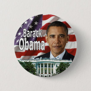 Bóton Redondo 5.08cm Botão de Barack Obama