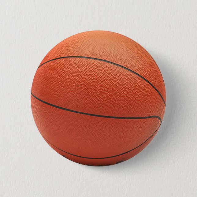 Bóton Redondo 5.08cm Botão de Basquete (Frente)