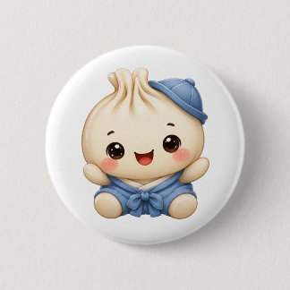 Bóton Redondo 5.08cm Botão de bebê menino bao