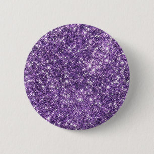 Bóton Redondo 5.08cm Botão de brilho roxo