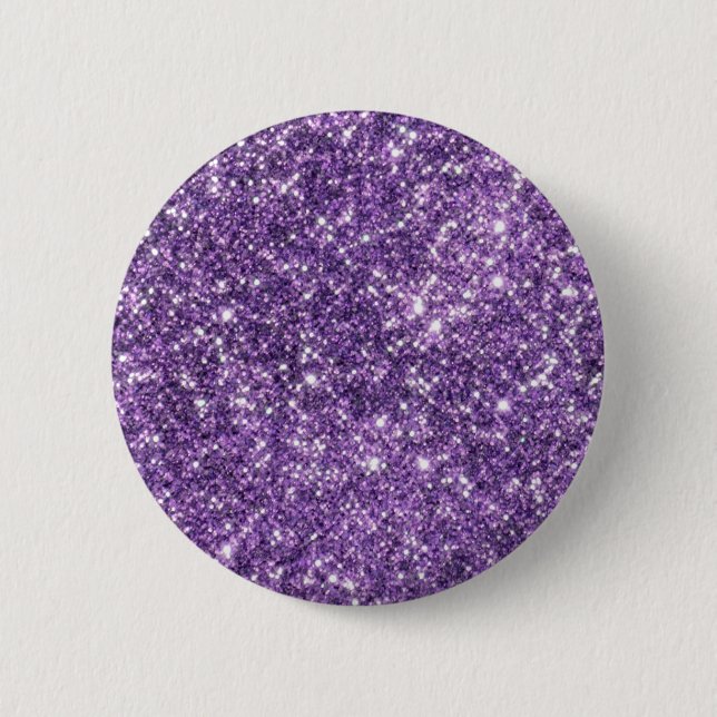 Bóton Redondo 5.08cm Botão de brilho roxo (Frente)