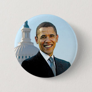 Bóton Redondo 5.08cm Botão de campanha de fotos de Barack Obama 2012