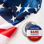 Bóton Redondo 5.08cm Botão de campanha eleitoral personalizada<br><div class="desc">Botão de campanha eleitoral personalizada.</div>