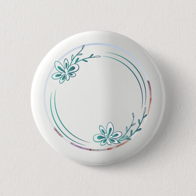 Bóton Redondo 5.08cm Botão de casamento de fotos personalizadas (Frente)