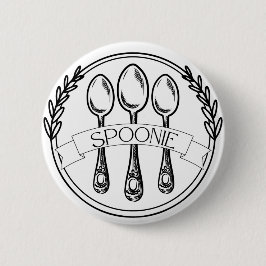 Bóton Redondo 5.08cm Botão de Consciência da Doença Crônica Spoonie