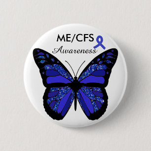 Bóton Redondo 5.08cm Botão de consciência ME/CFS
