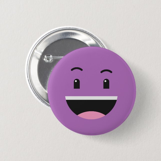 Bóton Redondo 5.08cm Botão de corte (Frente & Verso)