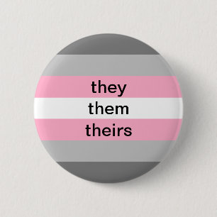 Bóton Redondo 5.08cm botão de desminiatura de eles/eles